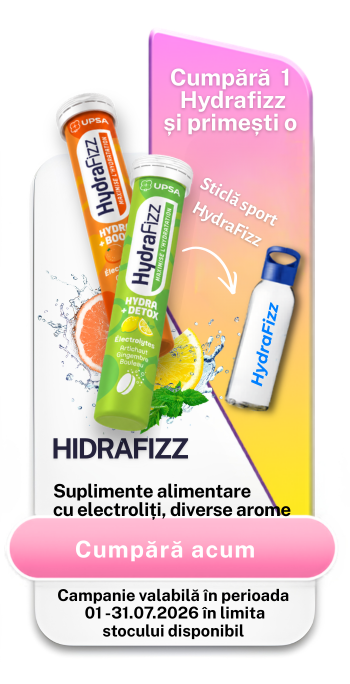 Promotie cu produs promotional la HydraFizz